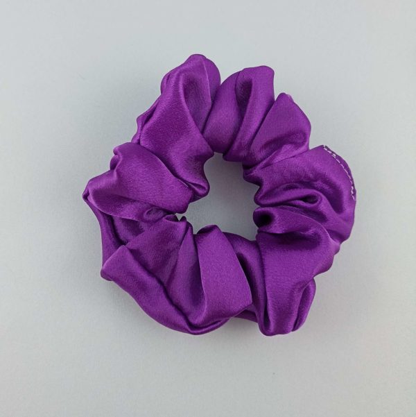 Scrunchie fioletowy M