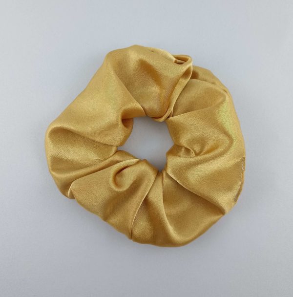 Scrunchie złoty L