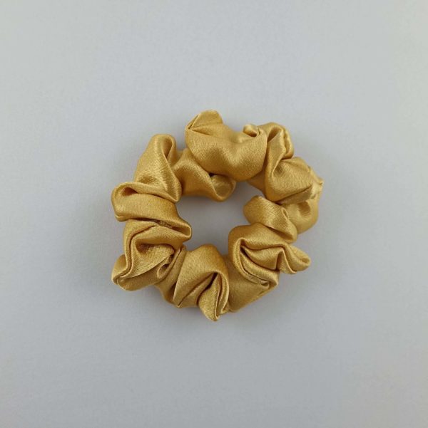 Scrunchie złoty S