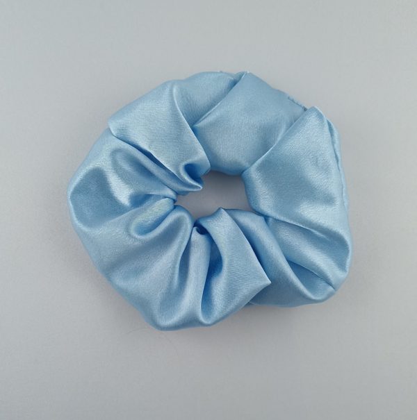 Scrunchie niebieski L