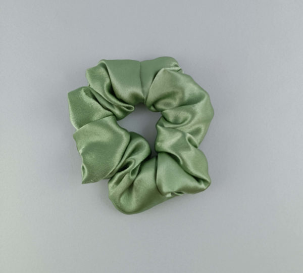 Scrunchie oliwkowy M